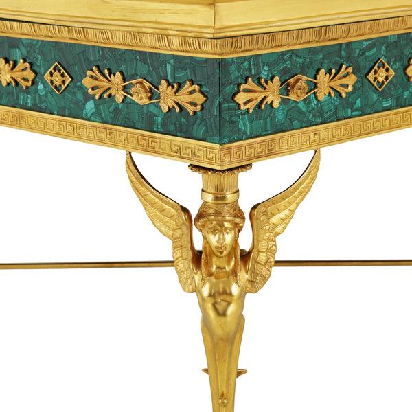 027M- Square coffee table Versace style