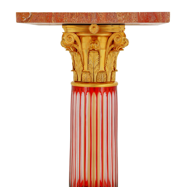 013R - Red crystal column