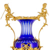 020CO - Blue crystal vase