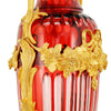020R - Red crystal vase