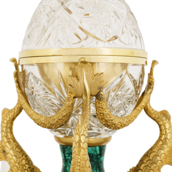 241M - Fabergé egg for caviar pot