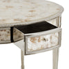 246MofPN -  mother of pearl oval side table