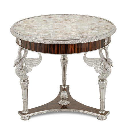 255MofPN - Side table mother of pearl, rosewood veneer